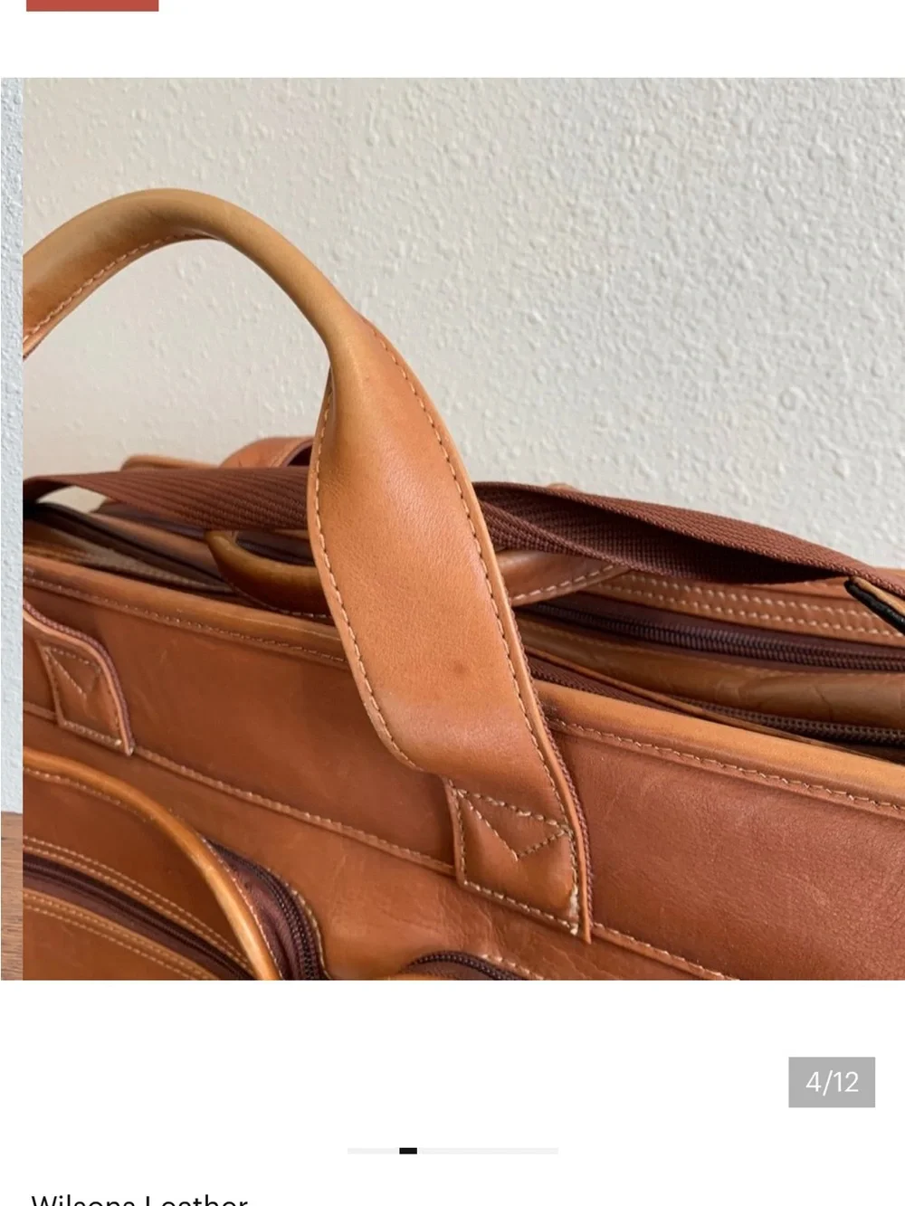Wilson’s Leather Newport Vaquera Executive Computer Briefcase